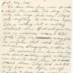 Personal Letter to Miss La Verne Woods - October 11, 1940, sent from Aldershot, England, United Kingdom, Page 2.