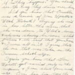 Personal Letter to Miss La Verne Woods - October 11, 1940, sent from Aldershot, England, United Kingdom, Page 5.