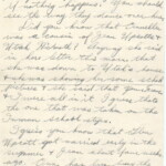 Personal Letter to Miss La Verne Woods - October 11, 1940, sent from Aldershot, England, United Kingdom, Page 5.