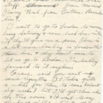 Personal Letter to Miss La Verne Woods - October 11, 1940, sent from Aldershot, England, United Kingdom, Page 6.