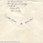 Personal Letter to Miss La Verne Woods - October 11, 1940, sent from Aldershot, England, United Kingdom, Envelope, Reverse.