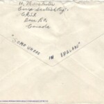 Personal Letter to Miss La Verne Woods - October 11, 1940, sent from Aldershot, England, United Kingdom, Envelope, Reverse.