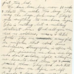 Artifact 1940-10-11-a - Letter to Miss La Verne Woods, sent from Aldershot, England, United Kingdom - Page 2.