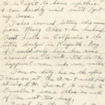 Artifact 1940-10-11-a - Letter to Miss La Verne Woods, sent from Aldershot, England, United Kingdom - Page 4.