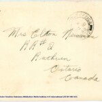 Personal Letter to Mrs. Elton Newman - October 16, 1940, sent from Aldershot, England, United Kingdom, Envelope, Obverse.