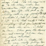 Artifact 1940-10-16-a - Letter to Mrs. Elton Newman, sent from Aldershot, England, United Kingdom - Page 2.