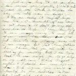 Artifact 1940-10-19-a - Letter to Miss La Verne Woods, sent from Aldershot, England, United Kingdom - Page 1.