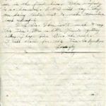 Artifact 1940-10-19-a - Letter to Miss La Verne Woods, sent from Aldershot, England, United Kingdom - Page 2.