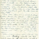 Artifact 1940-10-19-b - Letter to Mrs. Elton Newman, sent from Aldershot, England, United Kingdom - Page 3.