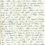 Personal Letter to Mrs. Elton Newman - October 19, 1940, sent from Aldershot, England, United Kingdom, Page 2.
