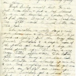 Artifact 1940-10-24-a - Letter to Mrs. Elton Newman, sent from Aldershot, England, United Kingdom - Page 3.