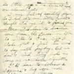 Artifact 1940-10-24-a - Letter to Mrs. Elton Newman, sent from Aldershot, England, United Kingdom - Page 5.