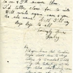 Artifact 1940-10-24-a - Letter to Mrs. Elton Newman, sent from Aldershot, England, United Kingdom - Page 6.