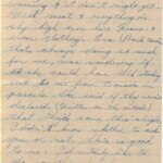 Personal Letter to Mrs. Elton Newman - October 27, 1940, sent from Aldershot, England, United Kingdom, Page 3.