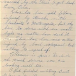 Artifact 1940-10-27-b - Postcard to Mrs. Elton Newman, sent from Aldershot, England, United Kingdom - Page 5.