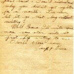 Personal Letter to Mrs. Elton Newman - October 31, 1940, sent from Aldershot, England, United Kingdom, Page 3.