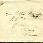 Personal Letter to Mrs. Elton Newman - October 31, 1940, sent from Aldershot, England, United Kingdom, Envelope, Obverse.