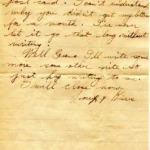 Artifact 1940-10-31-a - Letter to Mrs. Elton Newman, sent from Aldershot, England, United Kingdom - Page 3.