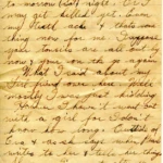 Artifact 1940-11-01-a - Letter to Mrs. Elton Newman, sent from Aldershot, England, United Kingdom - Page 2.