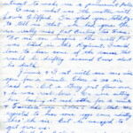Personal Letter to Mrs. Elton Newman - November 5, 1940, sent from Aldershot, England, United Kingdom, Page 2.