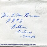 Personal Letter to Mrs. Elton Newman - November 5, 1940, sent from Aldershot, England, United Kingdom, Envelope, Obverse.