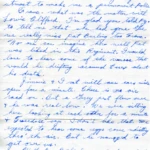 Artifact 1940-11-05-a - Letter to Mrs. Elton Newman, sent from Aldershot, England, United Kingdom - Page 2.