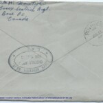 Personal Letter to Mrs. Elton Newman - November 7, 1940, sent from Aldershot, England, United Kingdom, Envelope, Reverse.