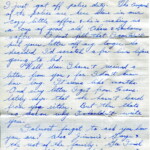 Personal Letter to Miss La Verne Woods - November 8, 1940, sent from Aldershot, England, United Kingdom, Page 1.