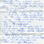 Personal Letter to Miss La Verne Woods - November 8, 1940, sent from Aldershot, England, United Kingdom, Page 2.