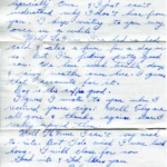 Artifact 1940-11-08-a - Letter to Miss La Verne Woods, sent from Aldershot, England, United Kingdom - Page 2.