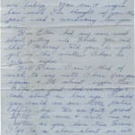 Artifact 1940-11-09-a - Letter to Mrs. Elton Newman, sent from Aldershot, England, United Kingdom - Page 2.