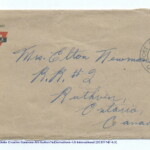 Personal Letter to Mrs. Elton Newman - November 9, 1940, sent from Aldershot, England, United Kingdom, Envelope, Obverse.