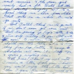 Artifact 1940-11-11-a - Letter to Mrs. Elton Newman, sent from Aldershot, England, United Kingdom - Page 2.