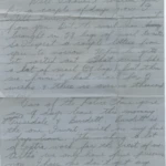 Artifact 1940-11-14-a - Letter to Mrs. Elton Newman, sent from Aldershot, England, United Kingdom - Page 1.