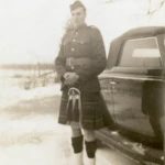 Pte Harry William Manchester In Full Dress Uniform, December 31, 1939.