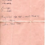 Information Card To C.A.S.F. Convoy - July 23, 1940
H.M.T. Empress of Australia Information Card, July 23, 1940 during the Atlantic crossing from Halifax, Nova Scotia to Scotland.
Annotated by Harry William Manchester:
This was our convoy
Empress of Australia
Monarck of Bermuda
Duchess of York
Antonia
Samaria
Revenge - https://en.wikipedia.org/wiki/HMS_Revenge_(06)
Emerald - https://en.wikipedia.org/wiki/HMS_Emerald_(D66)
Two Polish ship that I can't think of their names
Save this too
Editor's Reference:
https://www.naval-history.net/xGM-Chrono-06CL-Emerald.htm
July
Deployed for escort of Halifax-Bermuda convoys
Nominated for escort of troop convoy on return from Bermuda.
Deployed with HM Battleship REVENGE for escort of military convoy TC6 taking Canadian troops to UK.