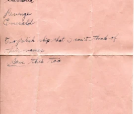 Message To C.A.S.F. Convoy (TC6) - July 23, 1940H.M.T. Empress of Australia Information Card, July 23, 1940 during the Atlantic crossing from Halifax, Nova Scotia to Scotland.