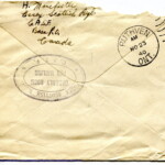 Personal Letter to Mrs. Elton Newman - October 24, 1940, sent from Aldershot, England, United Kingdom,  Envelope, Reverse.