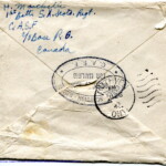 Personal Letter to Mrs. Elton Newman - August 13, 1940, sent from Aldershot, England, United Kingdom,  Envelope, Reverse.