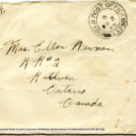 Personal Letter to Mrs. Elton Newman - November 1, 1940, sent from Aldershot, England, United Kingdom,  Envelope, Obverse.