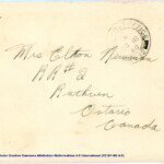 Personal Letter to Mrs. Elton Newman - October 16, 1940, sent from Aldershot, England, United Kingdom,  Envelope, Obverse.