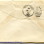 Personal Letter to Mrs. Elton Newman - June 25, 1940, sent from Camp Borden, Ontario, Canada,  Envelope, Reverse.
