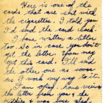 Personal Postcard to Mrs. Elton Newman - October 27, 1940, sent from Aldershot, England, United Kingdom,  Postcard, Reverse.