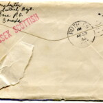 Personal Letter to Mrs. Elton Newman - August 4, 1940, sent from England, United Kingdom,  Envelope, Reverse.