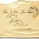 Personal Letter to Mrs. Elton Newman - October 24, 1940, sent from Aldershot, England, United Kingdom,  Envelope, Obverse.