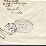 Personal Letter to Mrs. Elton Newman - September 26, 1940, sent from Aldershot, England, United Kingdom,  Envelope, Reverse.