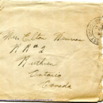 Personal Letter to Mrs. Elton Newman - October 26, 1940, sent from Aldershot, England, United Kingdom,  Envelope, Obverse.