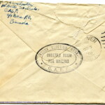 Personal Letter to Mrs. Elton Newman - September 13, 1940, sent from Aldershot, England, United Kingdom,  Envelope, Reverse.