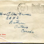 Personal Letter to Mrs. Elton Newman - July 16, 1940, sent from Amherst, Nova Scotia, Canada,  Envelope, Obverse.