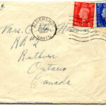 Personal Letter to Mrs. Elton Newman - August 20, 1940, sent from Aldershot, England, United Kingdom,  Envelope, Obverse.